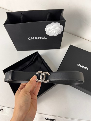 Chanel Classic Double C Double Sided Leather Belt 30MM