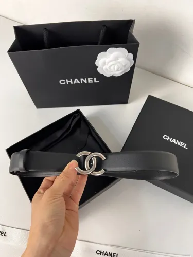Chanel Classic Double C Double Sided Leather Belt 30MM