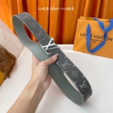 Louis Vuitton New Classic Logo Printed Belt 40MM