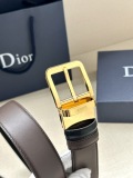 Dior Classic Logo Double Sided Business Belt 35MM