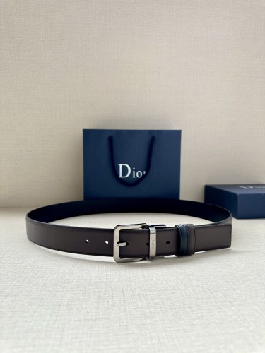 Dior Classic Logo Double Sided Business Belt 35MM