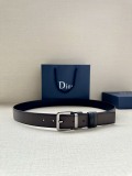 Dior Classic Logo Double Sided Business Belt 35MM
