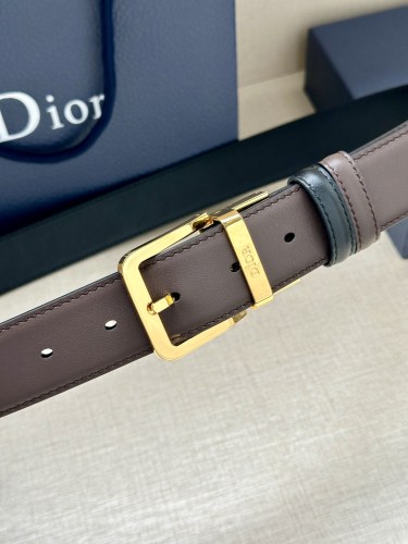Dior Classic Logo Double Sided Business Belt 35MM