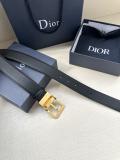 Dior Classic Logo Double Sided Business Belt 35MM