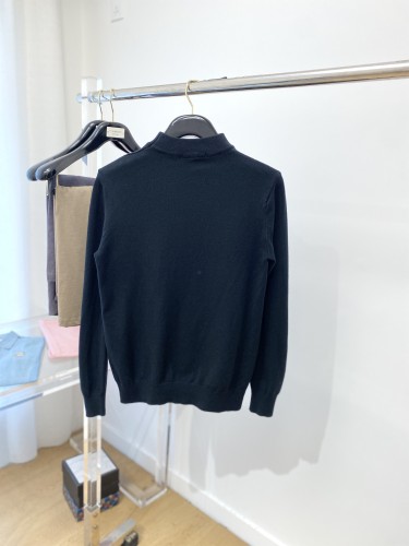 Gucci New Couple Classic Logo High Collar Wool Sweater