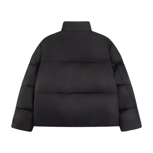 Prada New Classic Metal Triangle Logo Oversize Stand Up Down Jacket