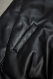 Balenciaga New Embroidered Baseball Flight Leather Jacket Leather Jacket