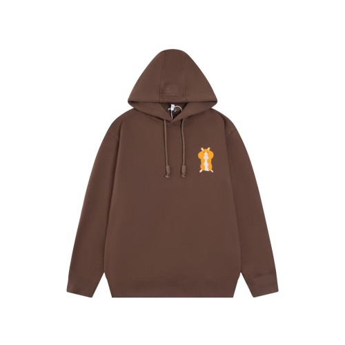Loewe New Classic Embroidered Rabbit Hoodie Unisex Casual Sweatshirt