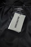 Balenciaga New Embroidered Baseball Flight Leather Jacket Leather Jacket
