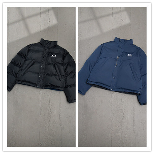 Balenciaga New Embroidered Double Sided Pin Up Collar Coat