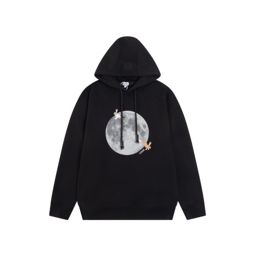 Loewe New Fashion Embroidered Moon Rabbit Hoodie Unisex Casual Sweatshirt