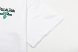Prada Classic Gradient Embroidered Letter Short Sleeve Unisex Casual Round Neck T-shirt