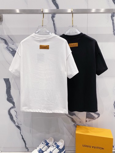 Louis Vuitton New Fashion Sci Fi Logo Printed Short Sleeve Unisex Casual Loose T-shirt