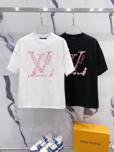 Louis Vuitton New Fashion Sci Fi Logo Printed Short Sleeve Unisex Casual Loose T-shirt
