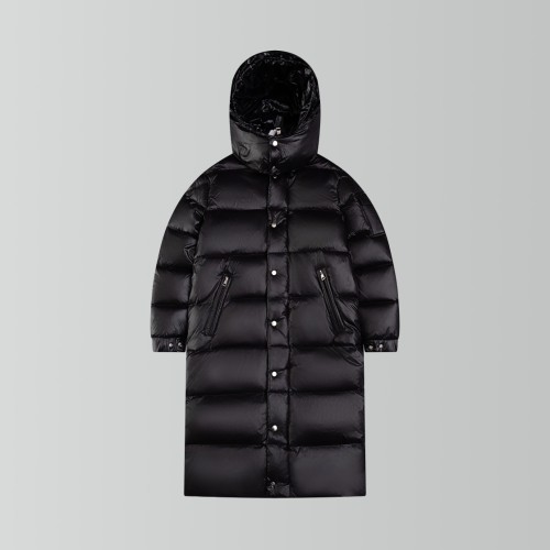 Moncler New Couple Fashion Long Hooded Down Jacket