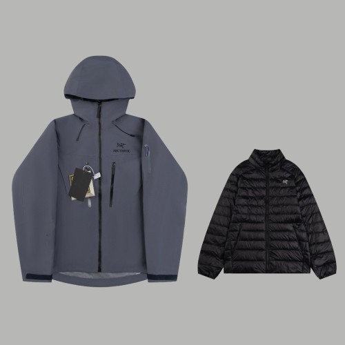 ARC'TERYX Couple New Seventh Generation Three in One Detachable Down Jacket