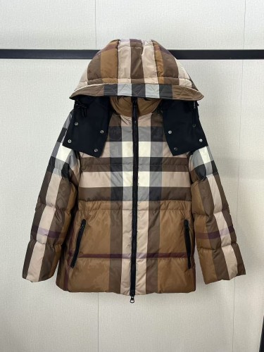 Burberry New Women's Classic Checkered Down Jacket