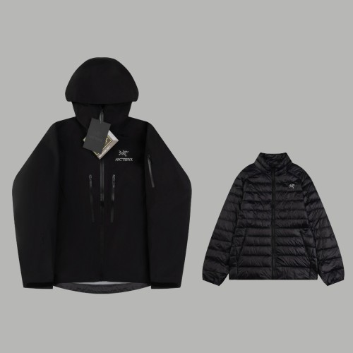 ARC'TERYX Couple New Seventh Generation Three in One Detachable Down Jacket