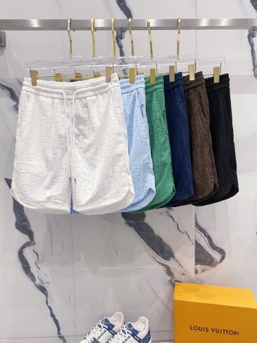 Dior Classic Letter Jacquard Towel Fabric Shorts