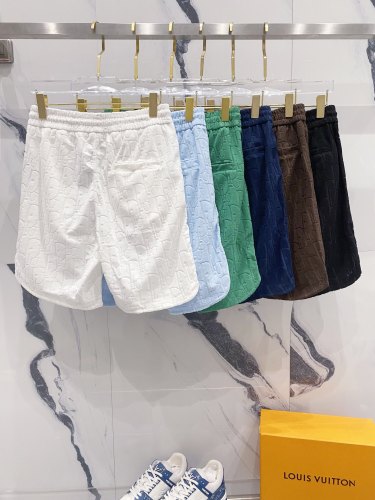 Dior Classic Letter Jacquard Towel Fabric Shorts