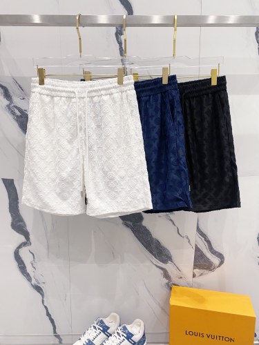 Louis Vuitton Classic Letter Jacquard Towel Fabric Shorts