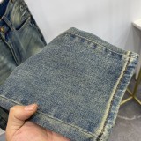 Louis Vuitton New Classic Personalized Logo Printed Casual Jeans