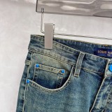 Louis Vuitton New Classic Shell Printed Casual Jeans