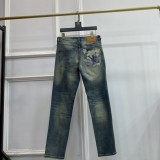 Louis Vuitton New Classic Personalized Logo Printed Casual Jeans