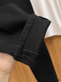 Moncler New Fashion 3D Logo Embossed Slimming Jeans