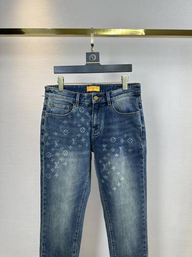 Louis Vuitton New Men's Denim Heavy Industry Vintage Jeans