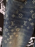 Louis Vuitton New Classic Logo Printed Slimming Jeans