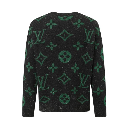 Louis Vuitton Classic Logo Jacquard Casual Round Neck Long Sleeve Sweater