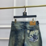 Louis Vuitton New Classic Personalized Logo Printed Casual Jeans