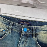 Louis Vuitton New Classic Shell Printed Casual Jeans