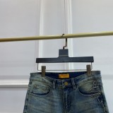 Louis Vuitton New Classic Personalized Logo Printed Casual Jeans