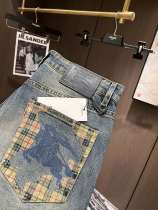 Burberry New Classic Men's Checkered War Horse Casual Jeans