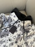 Louis Vuitton New Autumn/Winter Collection Splicing Hooded Cotton Jacket