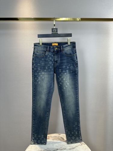 Louis Vuitton New Men's Denim Heavy Industry Vintage Jeans
