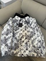 Louis Vuitton New Autumn/Winter Collection Splicing Hooded Cotton Jacket
