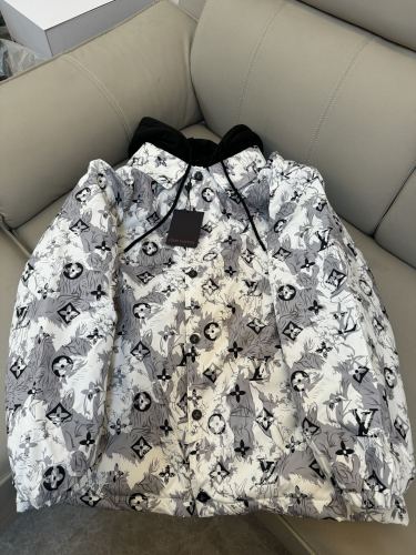 Louis Vuitton New Autumn/Winter Collection Splicing Hooded Cotton Jacket