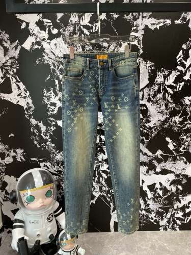 Louis Vuitton New Classic Logo Printed Slimming Jeans