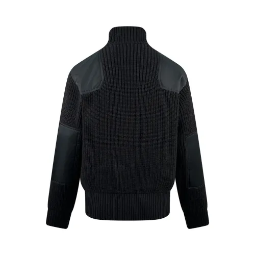 Prada New Classic Triangle Knitted Zipper Sweater Jacket