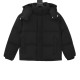 Ami Paris Classic Couple Love Hooded Four Grid Bread Down Jacket