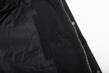 Ami Paris Classic Couple Love Hooded Four Grid Bread Down Jacket