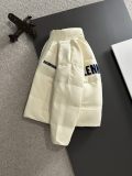 Balenciaga New Classic Couple Toothbrush Embroidered Logo Stand Up Collar Down Jacket