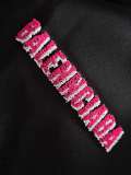 Balenciaga New Classic Couple Toothbrush Embroidered Logo Stand Up Collar Down Jacket
