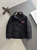 Balenciaga New Classic Couple Toothbrush Embroidered Logo Stand Up Collar Down Jacket