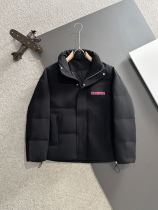 Balenciaga New Classic Couple Toothbrush Embroidered Logo Stand Up Collar Down Jacket