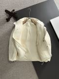 Balenciaga New Classic Couple Toothbrush Embroidered Logo Stand Up Collar Down Jacket