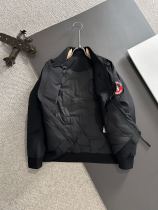 Burberry New Classic Couple Embroidered War Horse Logo Stand Up Collar Down Jacket